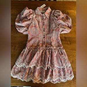 NWT Exclusively Tags NYC Mini button up dress